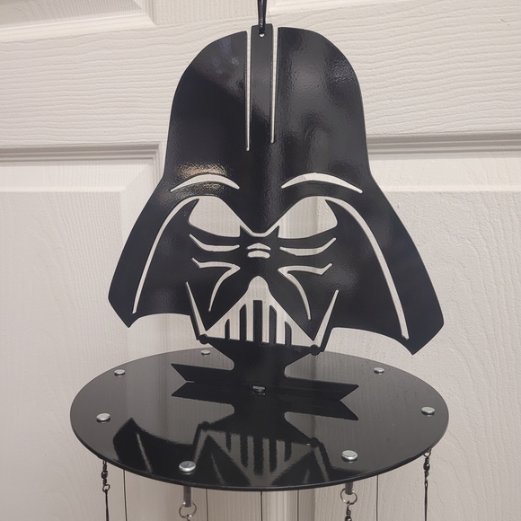 Black Metal Wall Hanging Decor - Picture 4 of 5